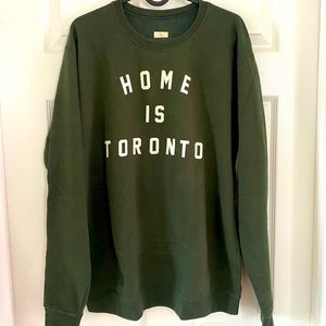 Peace Collective ‘Home is Toronto’ Green Crewneck